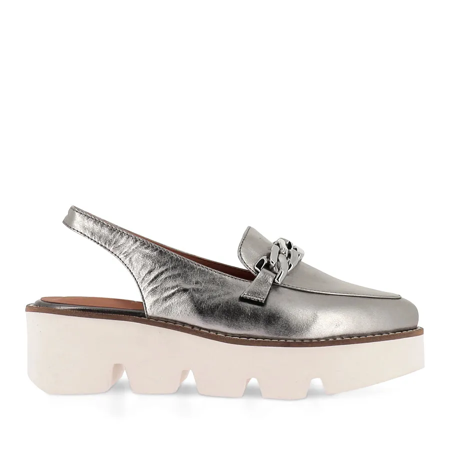 PIDGEON - DARK SILVER LEATHER