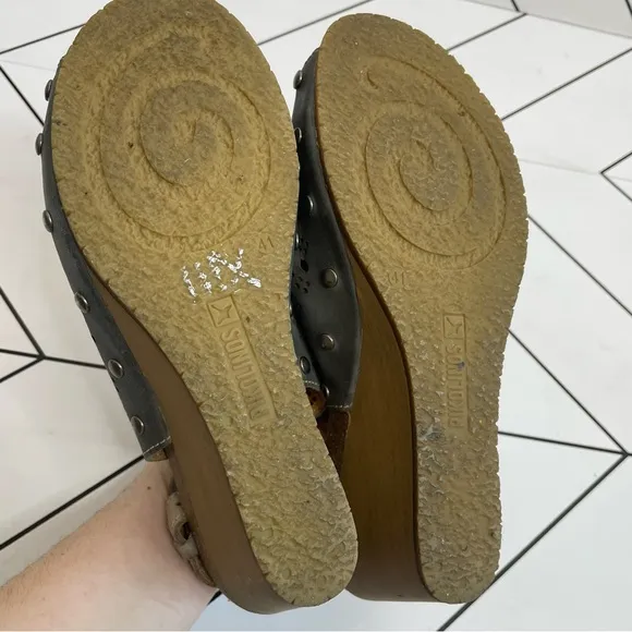 Pikolinos | Benissa Slingback Perforates Leather Peep Toe Wedge Size 41