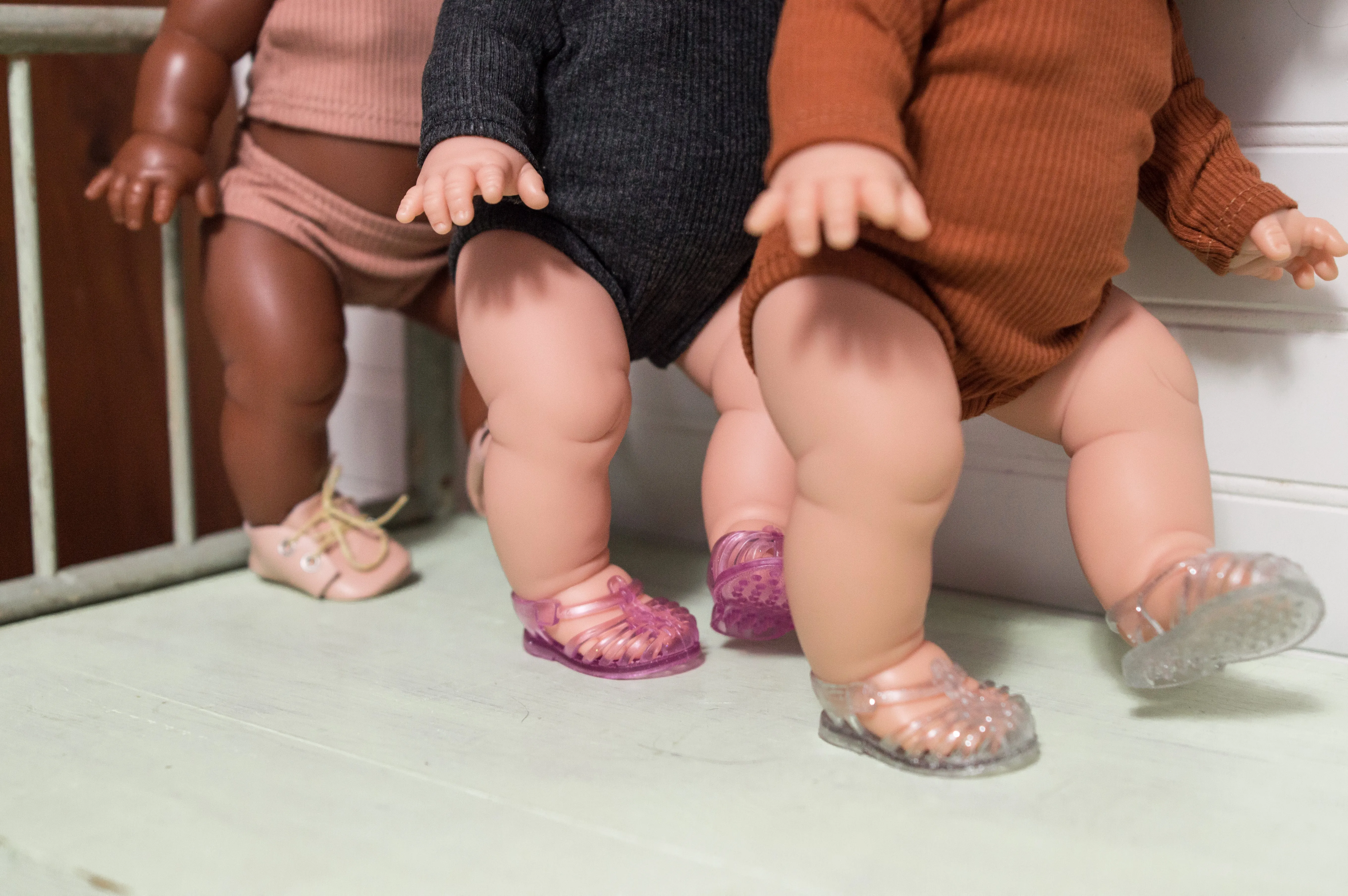 Pink cloud jelly shoes - Minikane rts