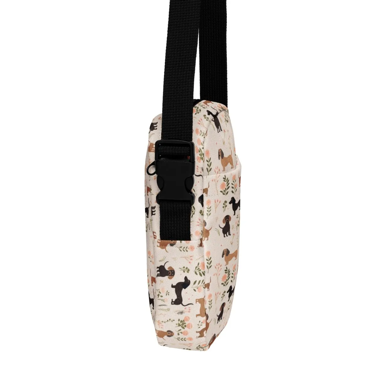 Pink Dachshund Crossbody Bag