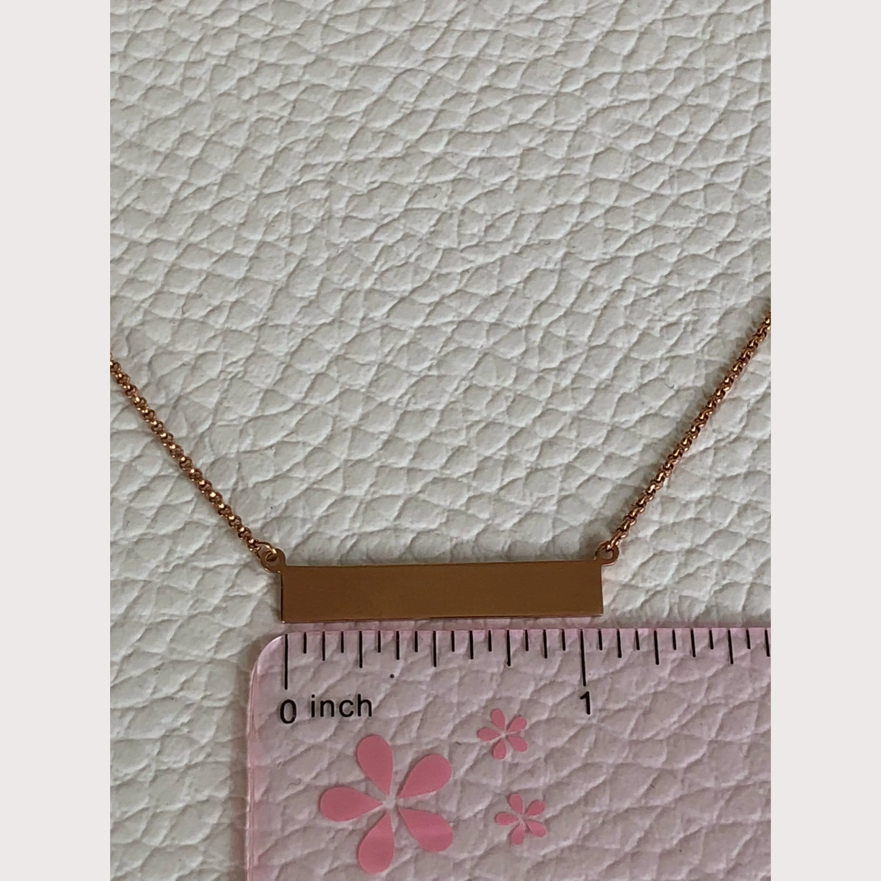 Plain Bar Necklace
