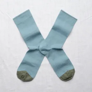 Plain Blue Socks