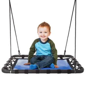 Platform Swing- 40"x30" Hanging Outdoor Tree Or Playground Rectangle