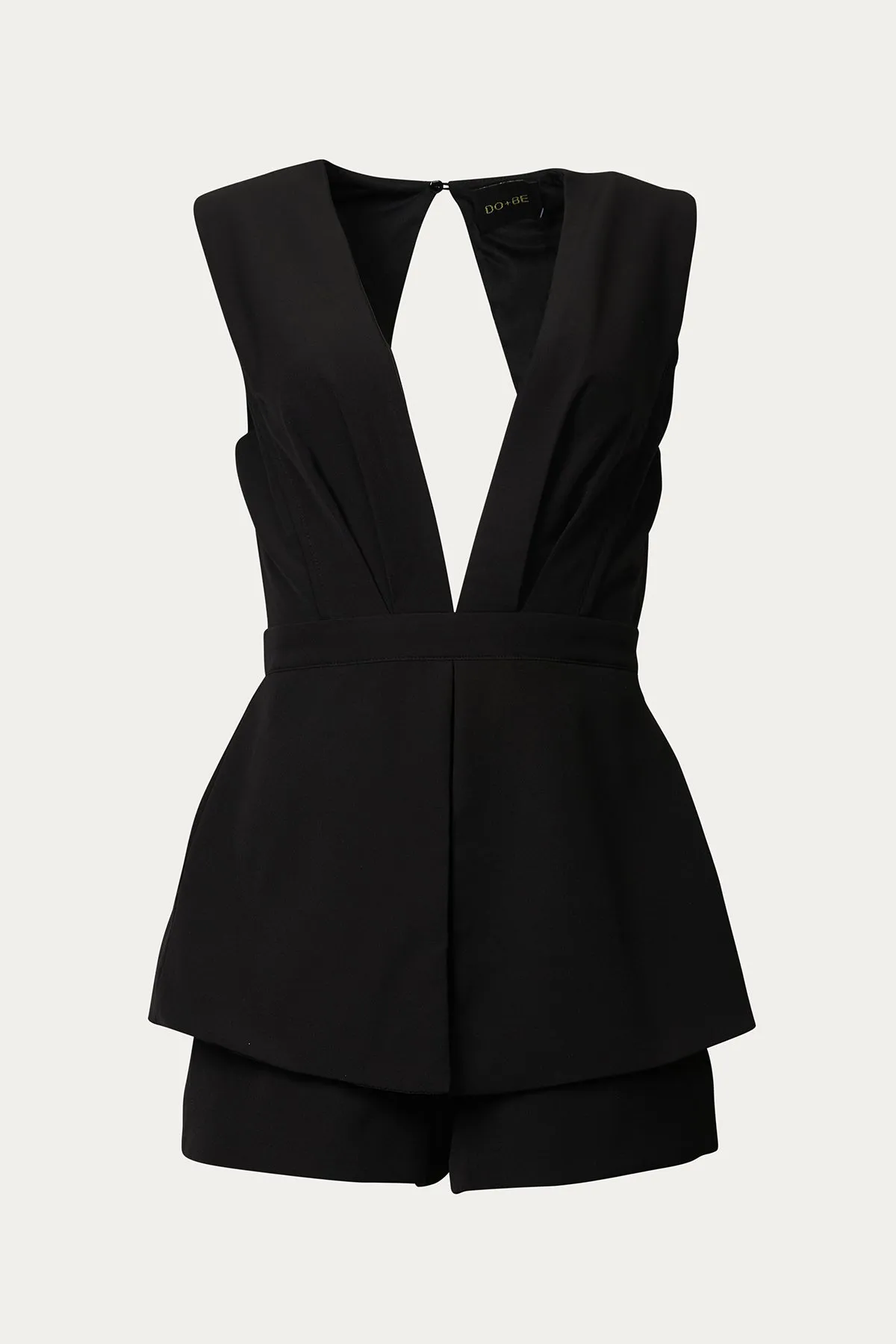 PLUNGING OPEN-BACK ROMPER
