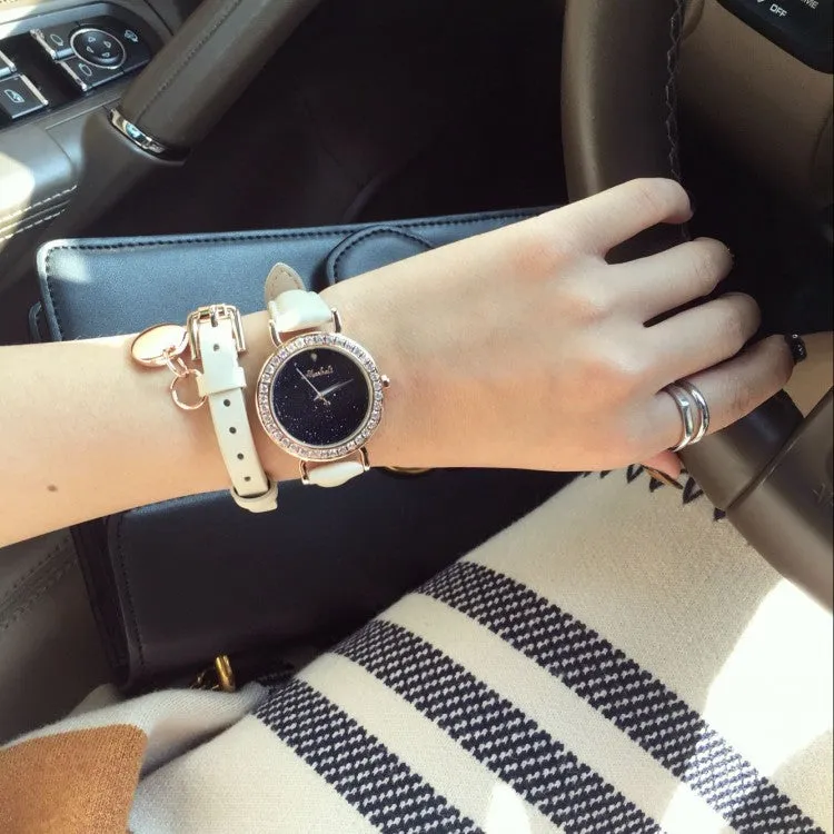 Popular Starry Women's Watch 2pc Set