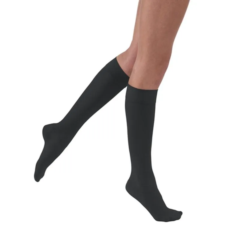 PR/1 JOBST ULTRASHEER WOMEN, KNEE HIGH, 20-30MMHG, LG, ANTHRACITE, CLOSED TOE