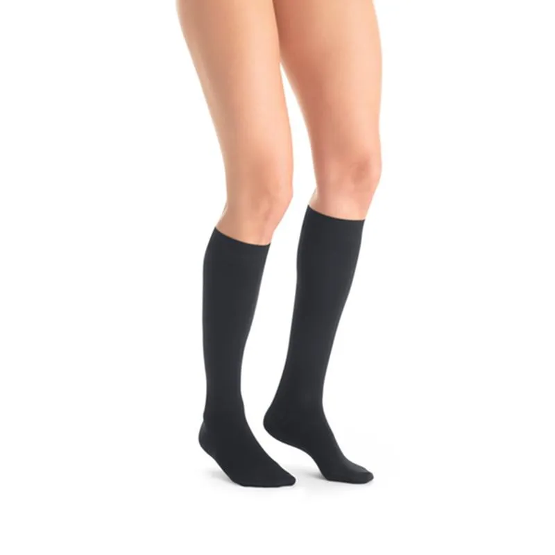 PR/1 JOBST ULTRASHEER WOMEN, KNEE HIGH, 20-30MMHG, LG, ANTHRACITE, CLOSED TOE