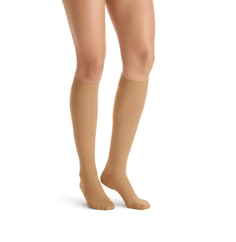 PR/1 JOBST ULTRASHEER WOMEN, KNEE HIGH PETITE, 15-20MMHG, SM, SUNTAN, CLOSED TOE