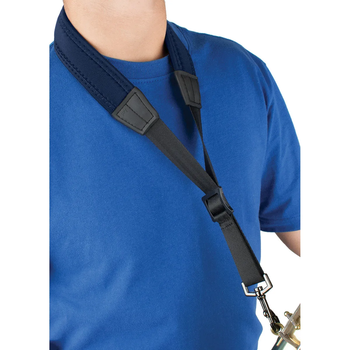 Protec Saxophone Neck Strap - Neoprene, Metal Snap Regular (Black) N310MBX