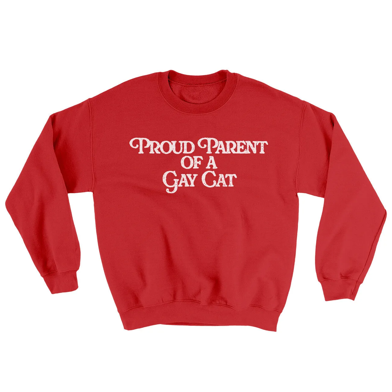 Proud Parent Of A Gay Cat Ugly Sweater