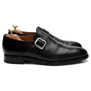 'Ranscombe' Black Leather Monk Strap UK 8 F
