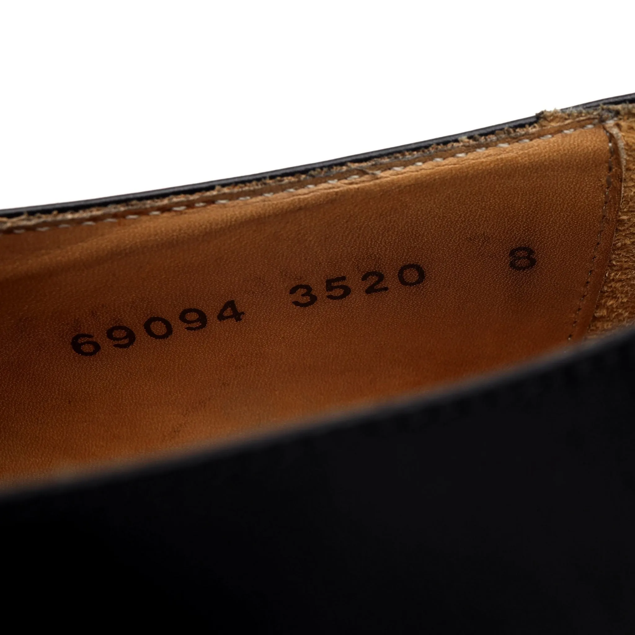 'Ranscombe' Black Leather Monk Strap UK 8 F