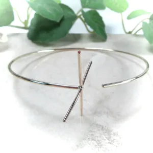 Raw Gemstone Bracelet Setting - End Prong Your Choice Of Metals