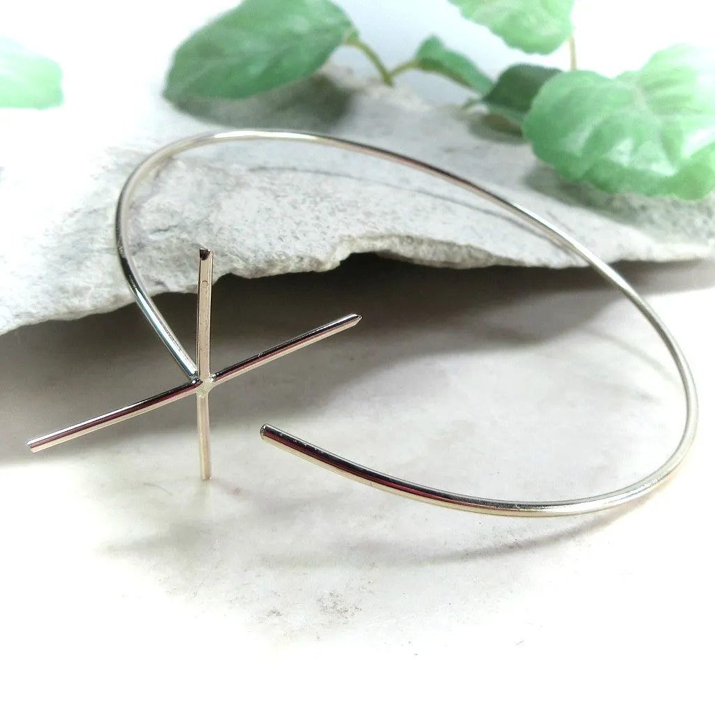 Raw Gemstone Bracelet Setting - End Prong Your Choice Of Metals