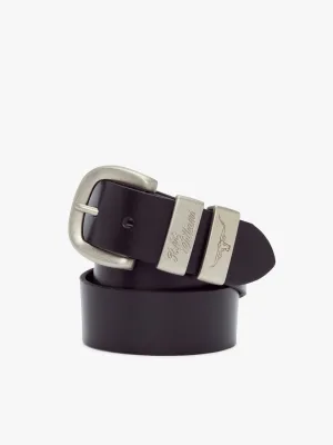 R.M. Williams 1 1/2" 3 Piece Solid Hide Belt - Black