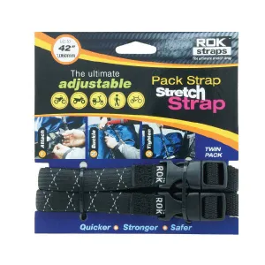 ROK STRAP 5/8 X42" BLK REFLEC