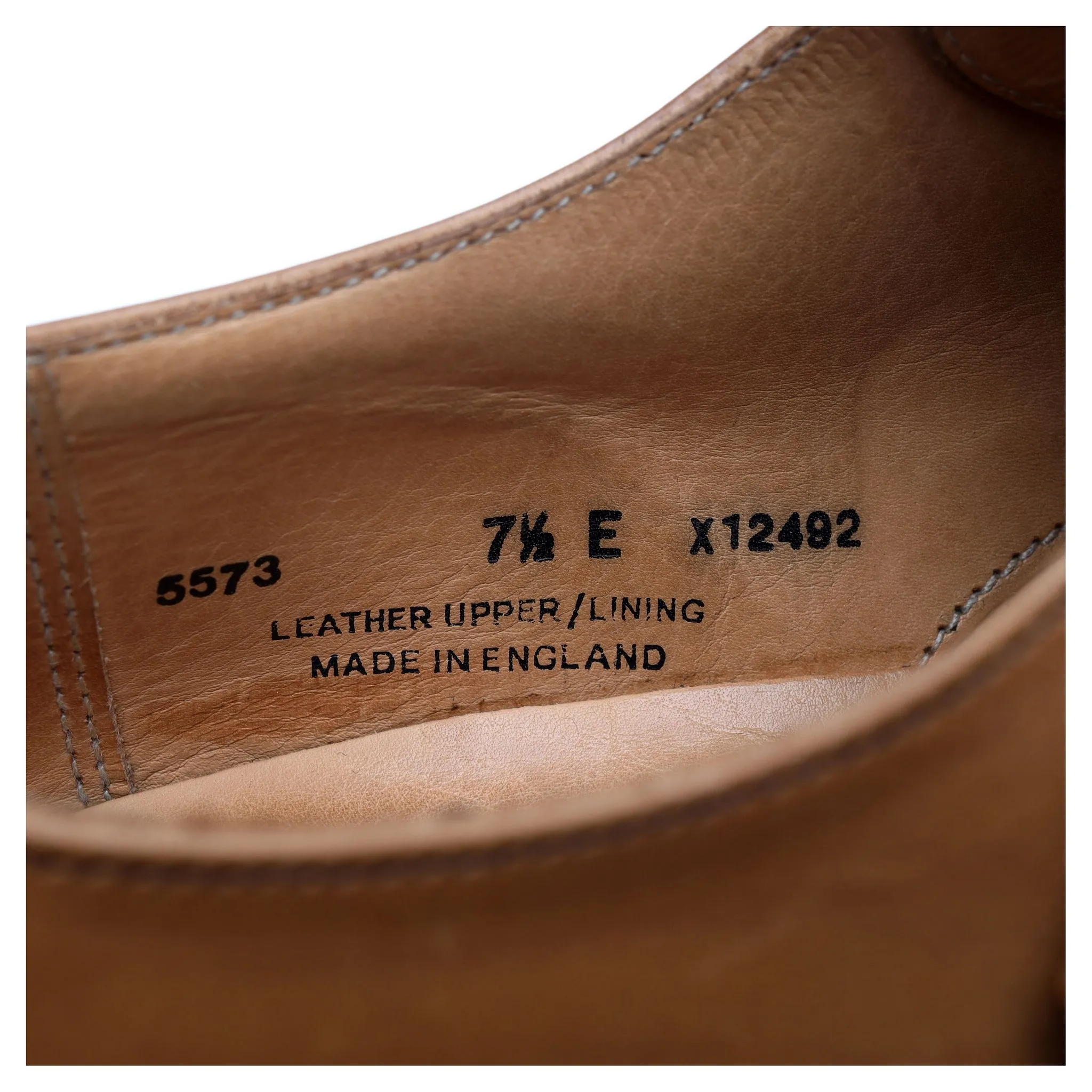 Rose & Born Tan Brown Leather Double Monk Strap UK 7.5 E