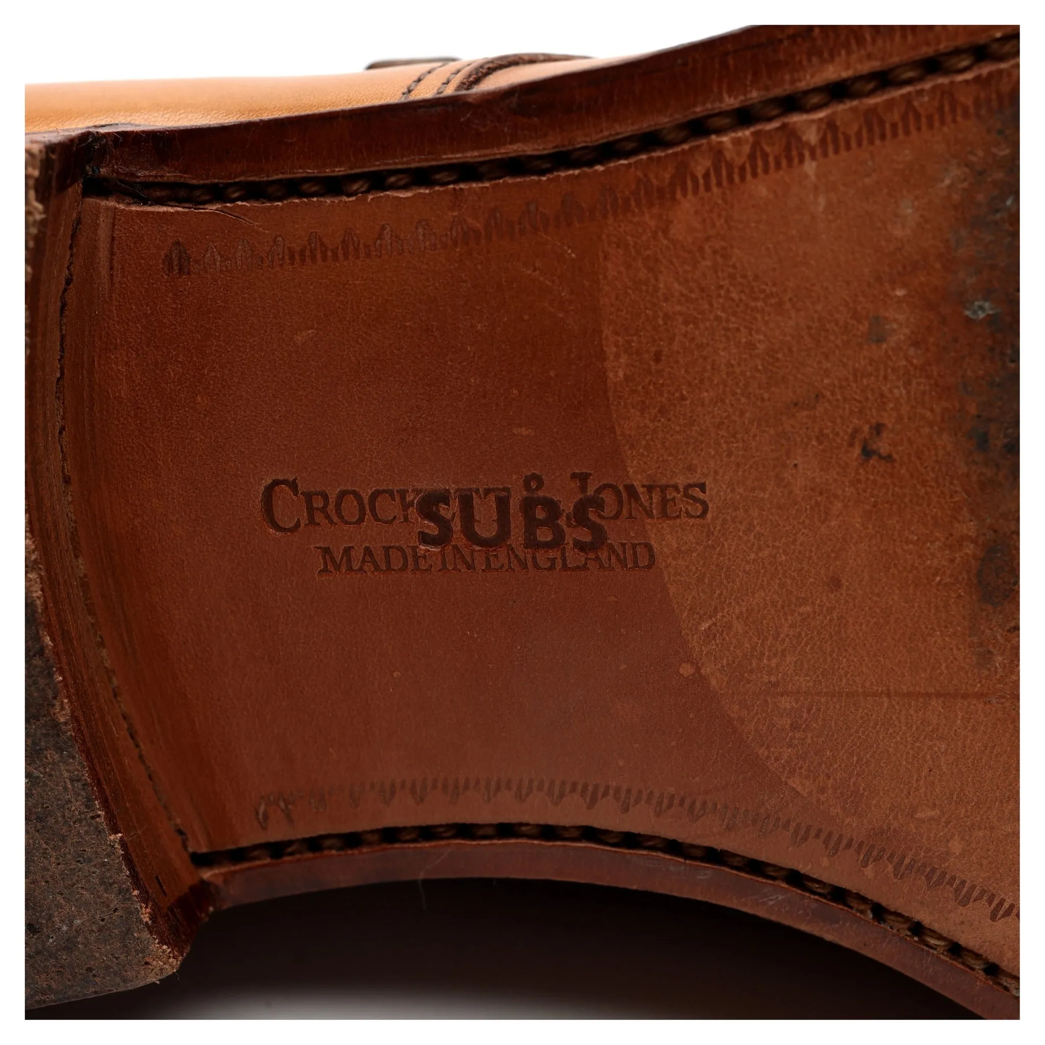 Rose & Born Tan Brown Leather Double Monk Strap UK 7.5 E