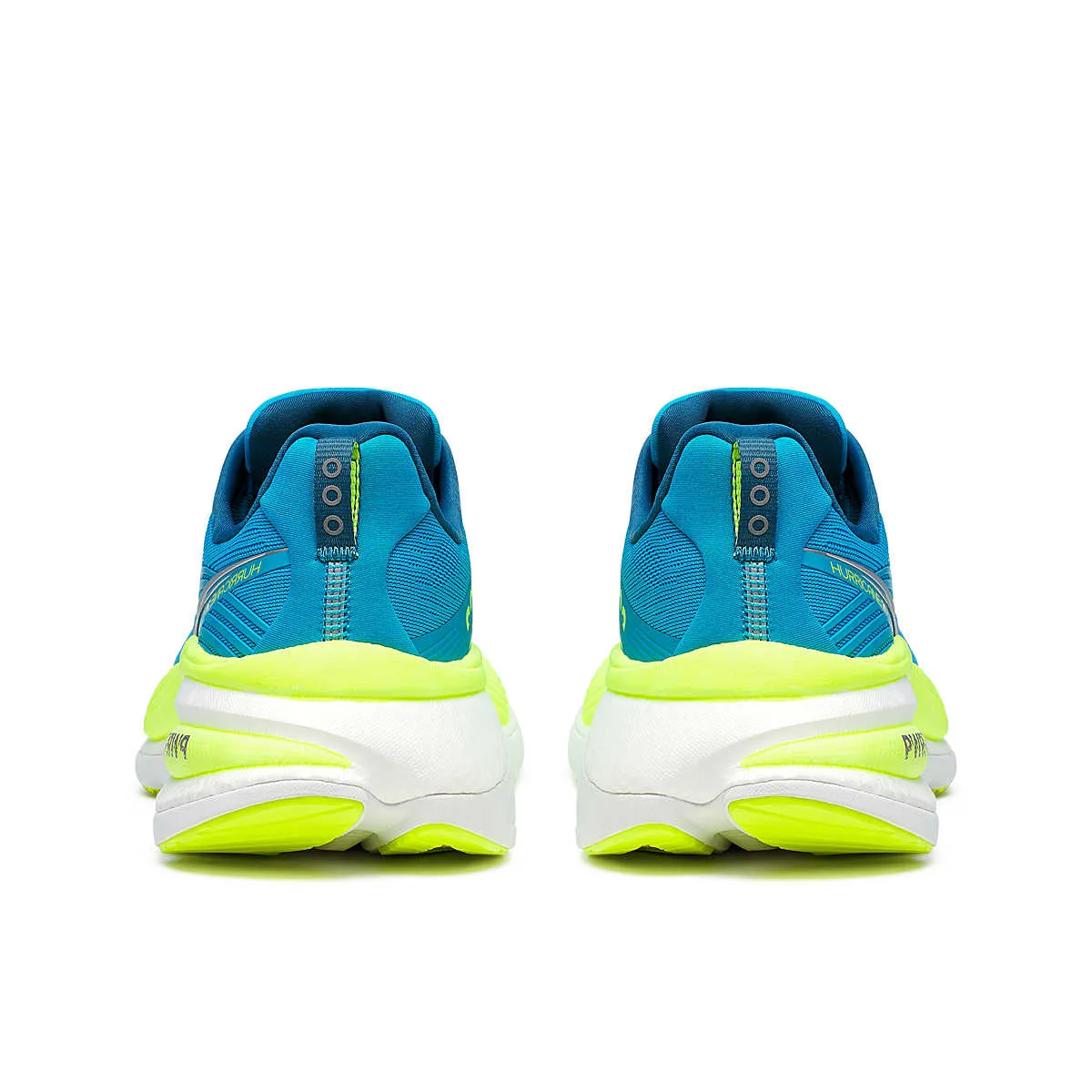Saucony Hurricane 24 (Mens) - Vizi Blue/Citron