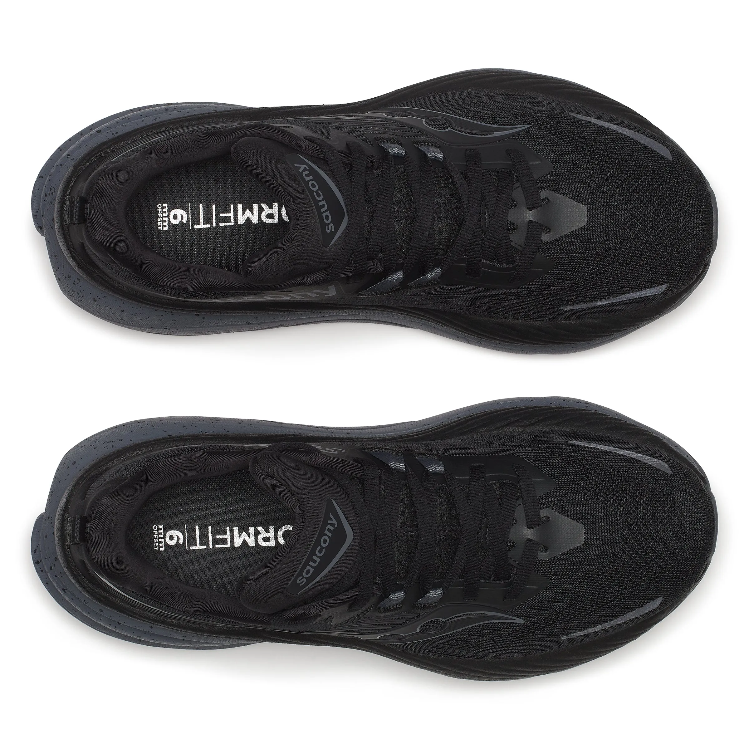 Saucony Hurricane 24 (Womens) - Black/Shadow