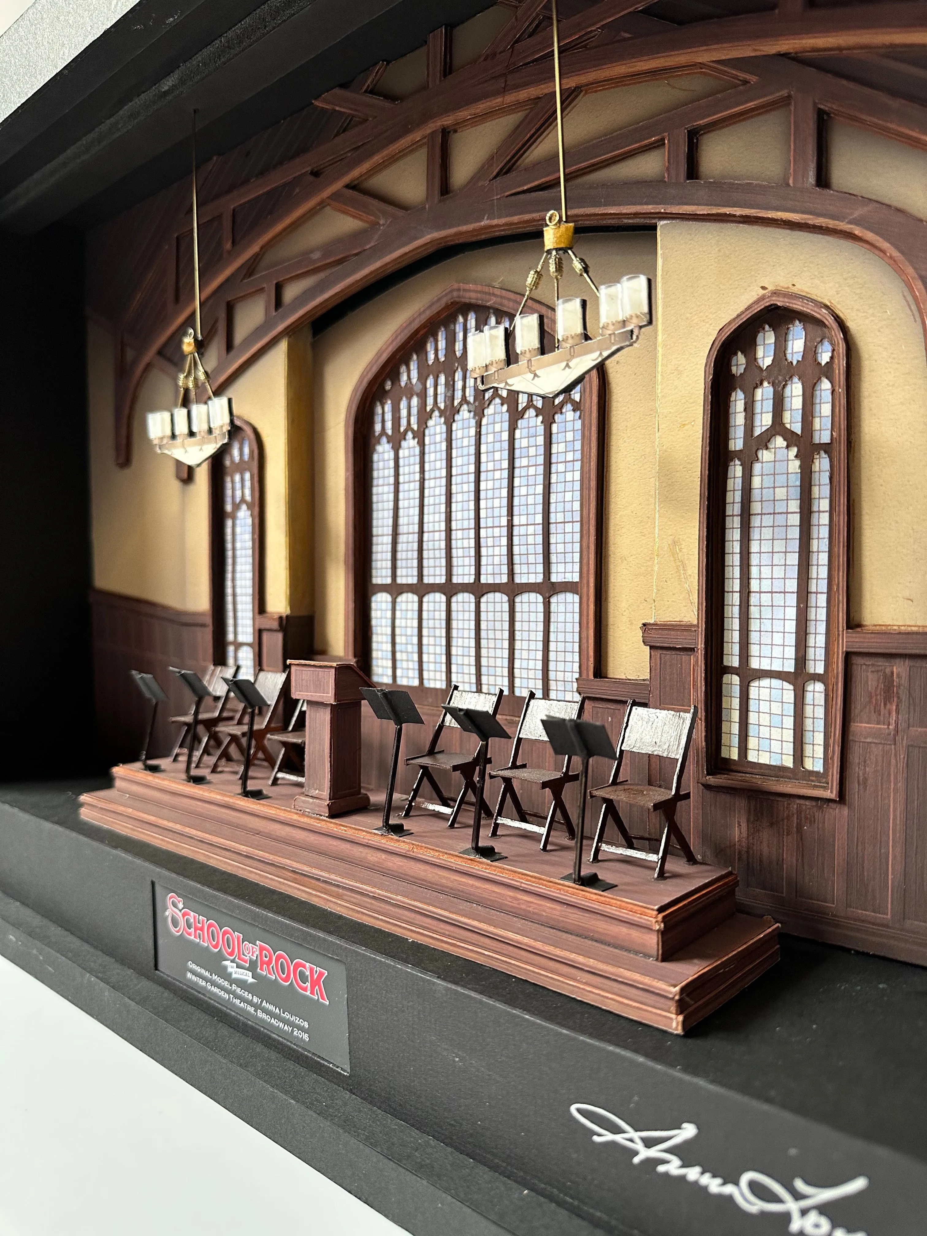 SCHOOL OF ROCK  - Assembly Hall Model by Anna Louizos