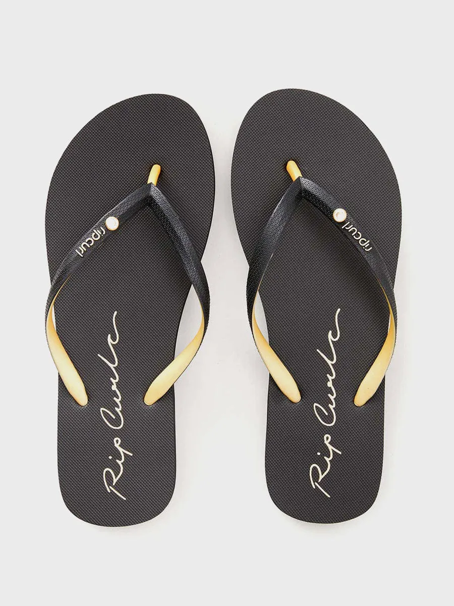 Script Wave Bloom Open Toe