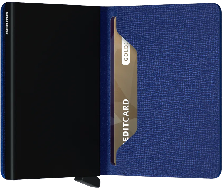 Secrid Slim Wallet - Crisple Blue