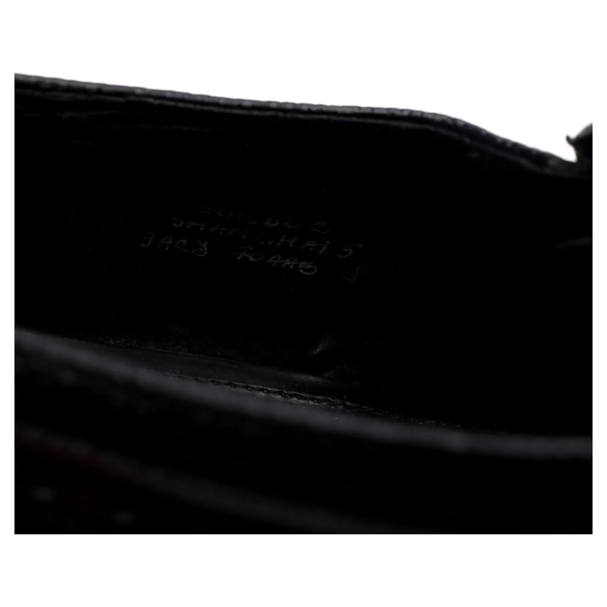 'Shanghai' Black Leather Monk Strap UK 8 F