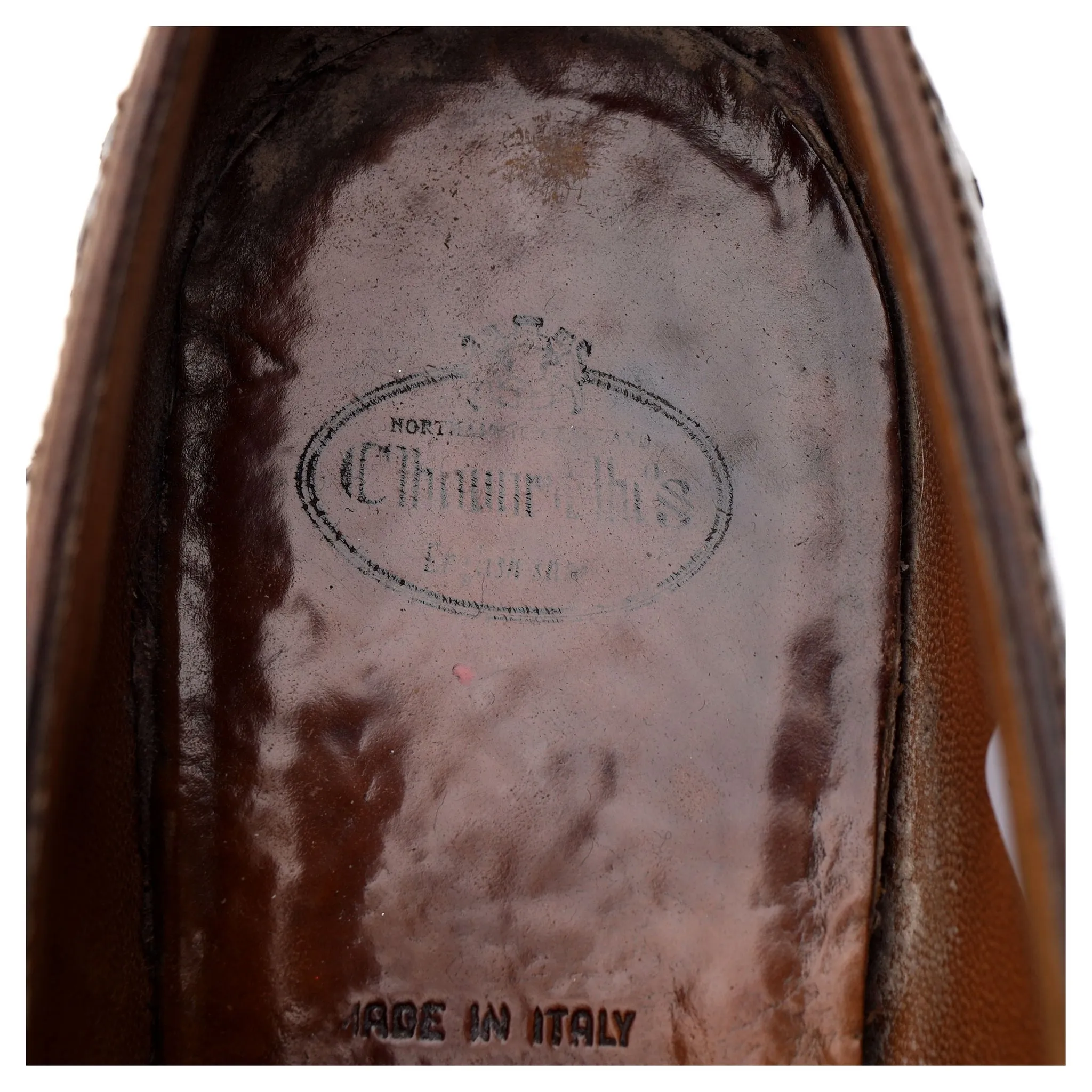 'Shanghai' Dark Brown Leather Monk Strap UK 9 F