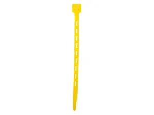 Shurtape Duck Max Strength Reusable Tie Straps Yellow 14in (Pack 2)