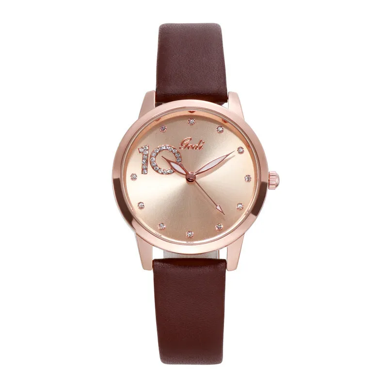 Simple Dial With Scale Women's Watch