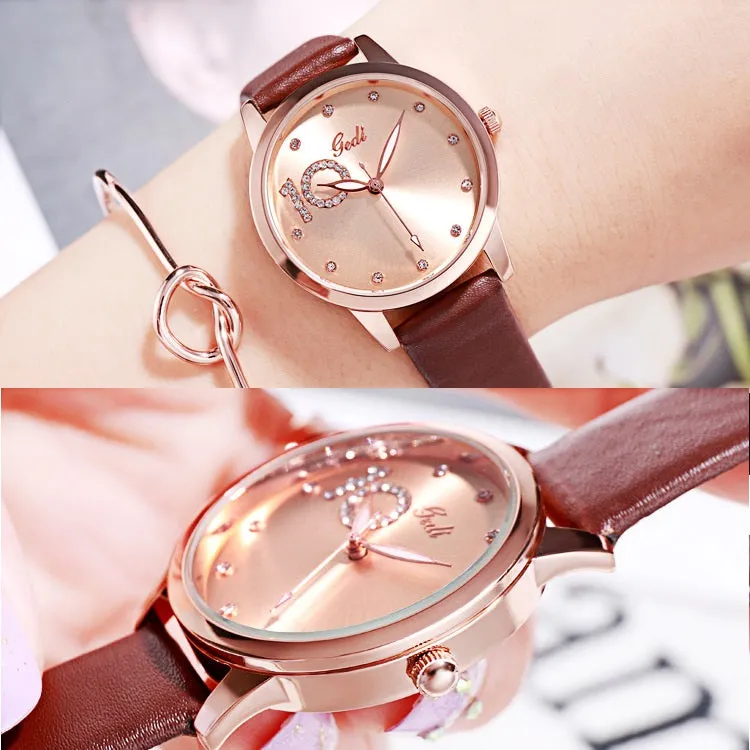 Simple Dial With Scale Women's Watch