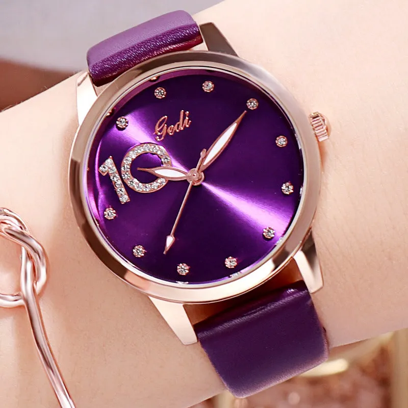 Simple Dial With Scale Women's Watch