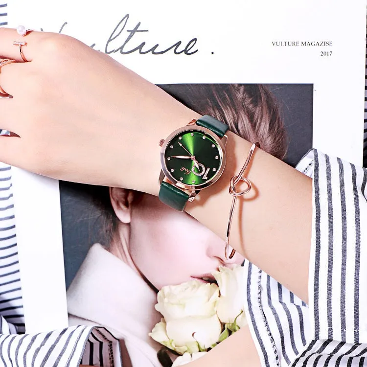 Simple Dial With Scale Women's Watch