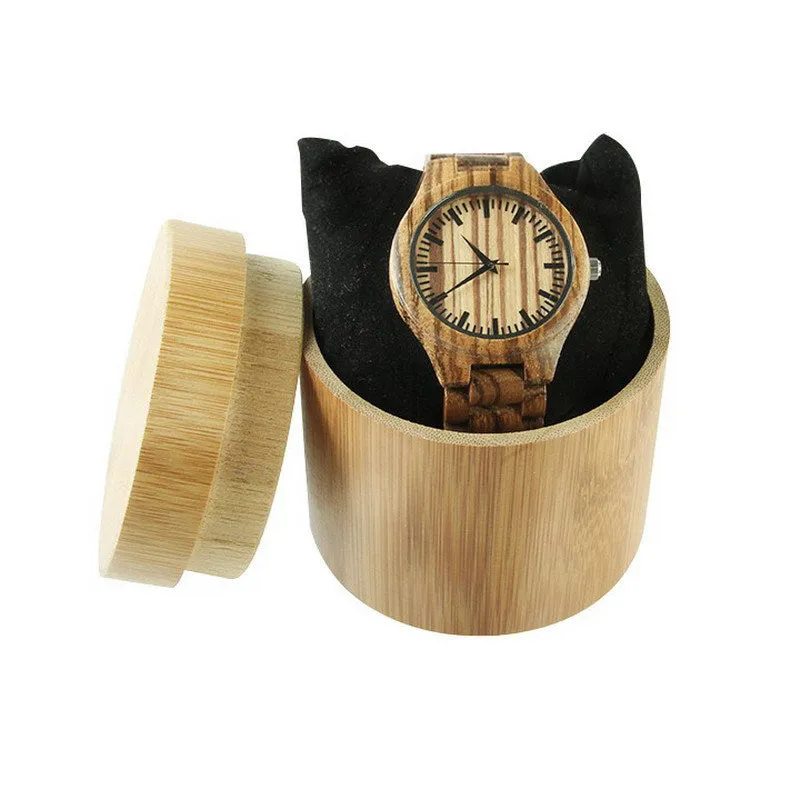 Six Pin Dial Multifunctional Wooden Watch