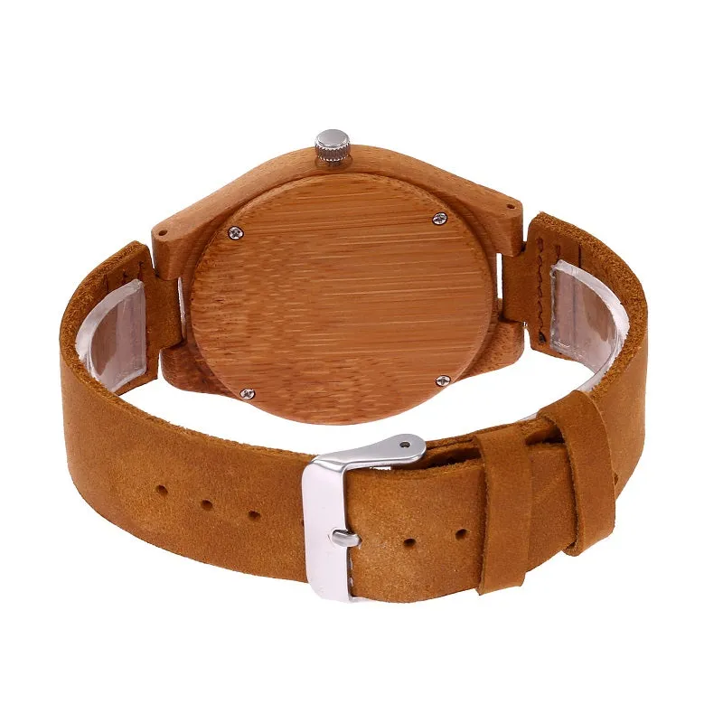 Six Pin Dial Multifunctional Wooden Watch