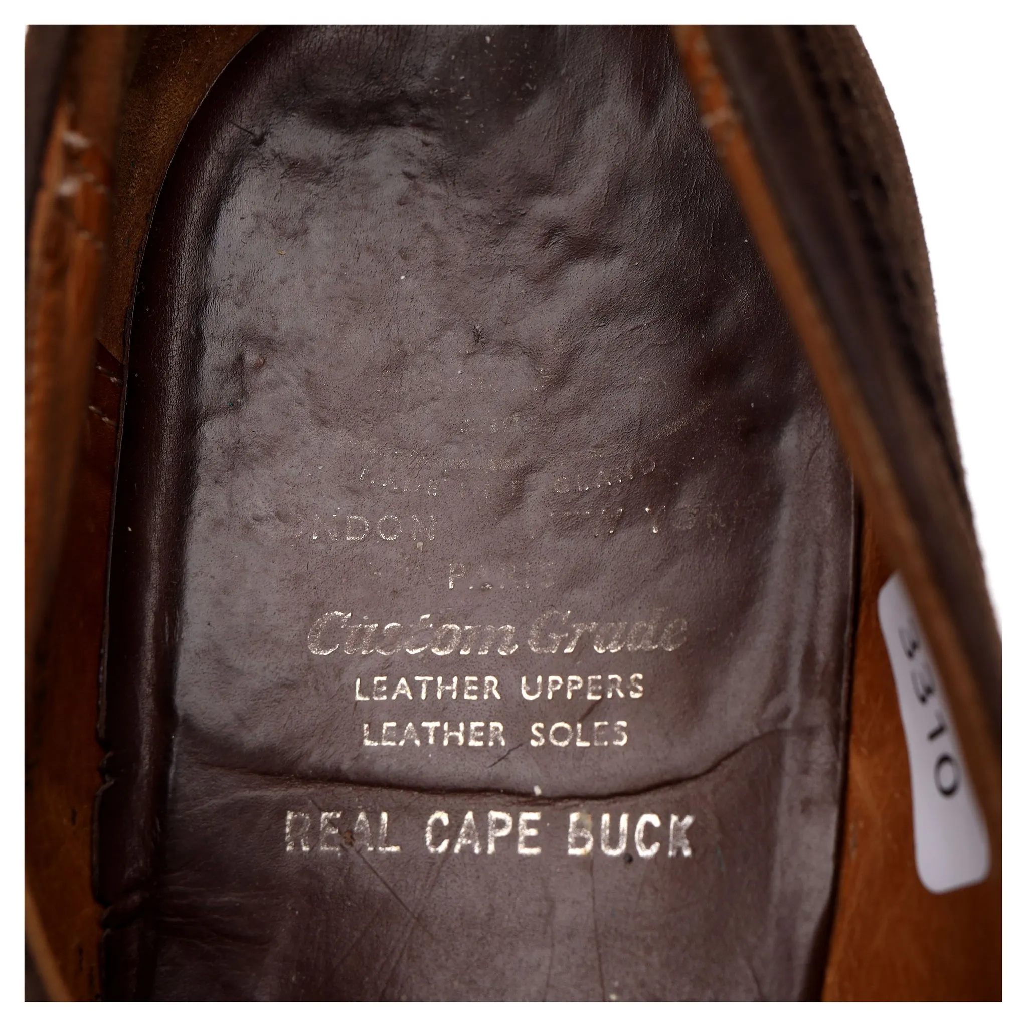 'Stafford' Brown Suede Monk Strap UK 8 F
