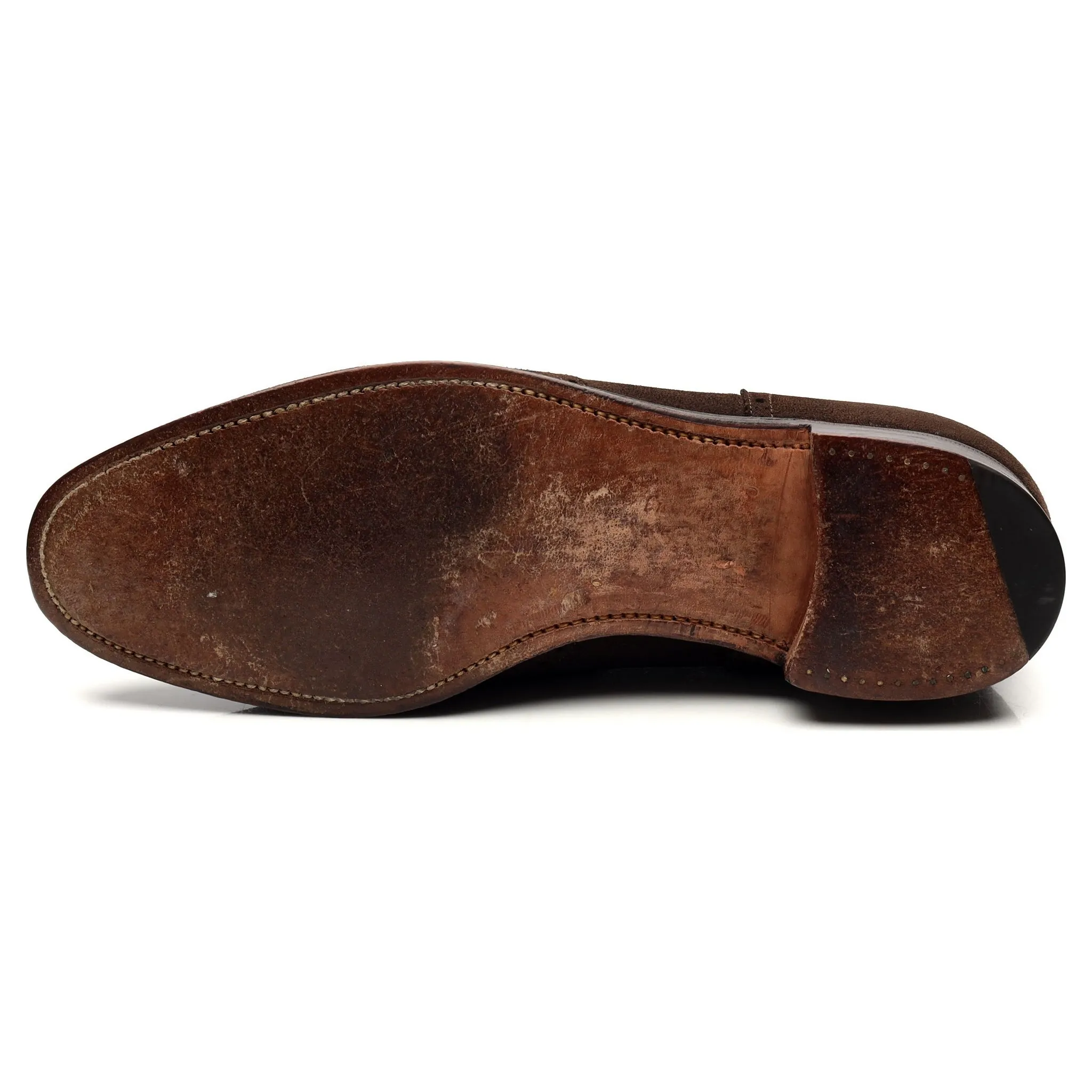'Stafford' Brown Suede Monk Strap UK 8 F