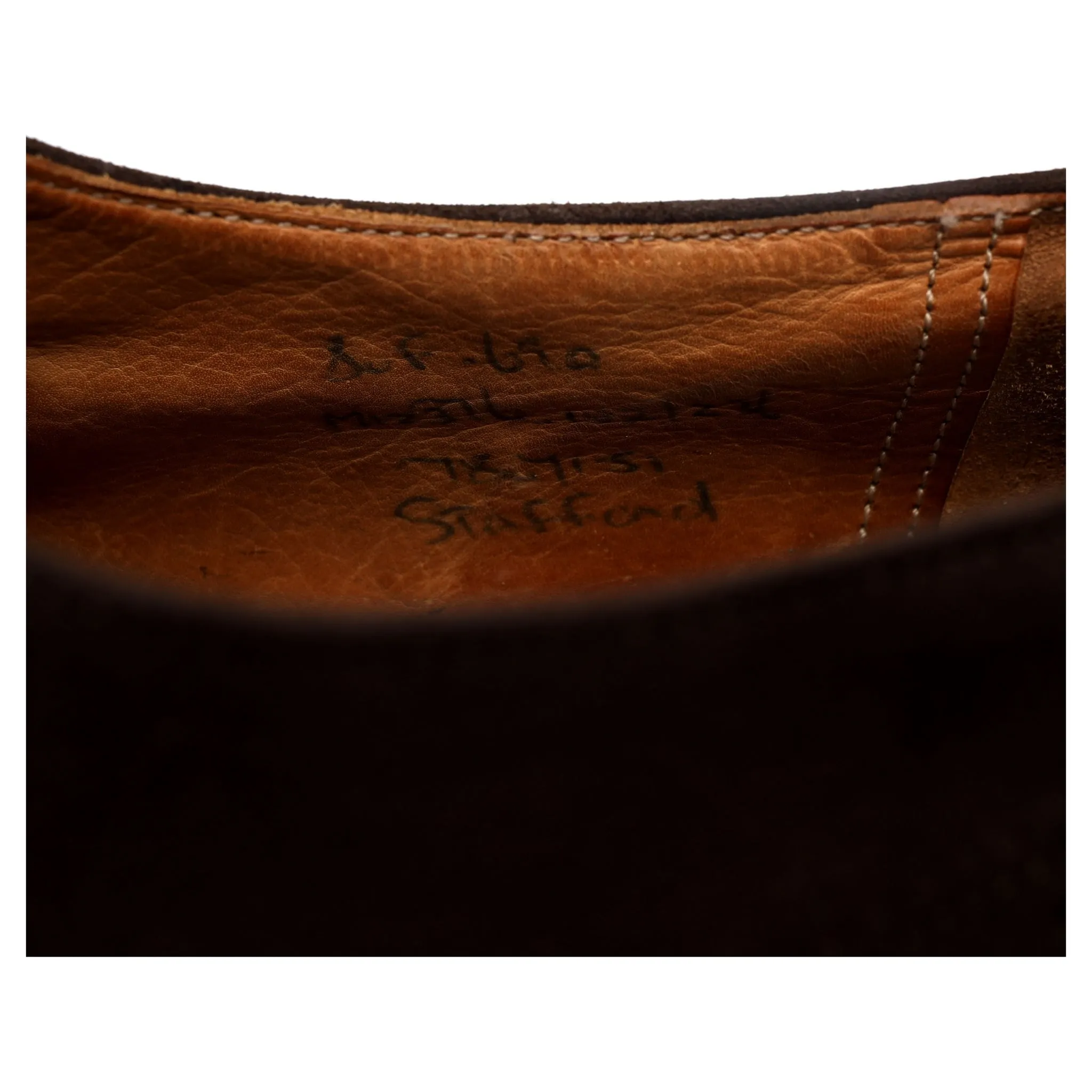 'Stafford' Brown Suede Monk Strap UK 8 F