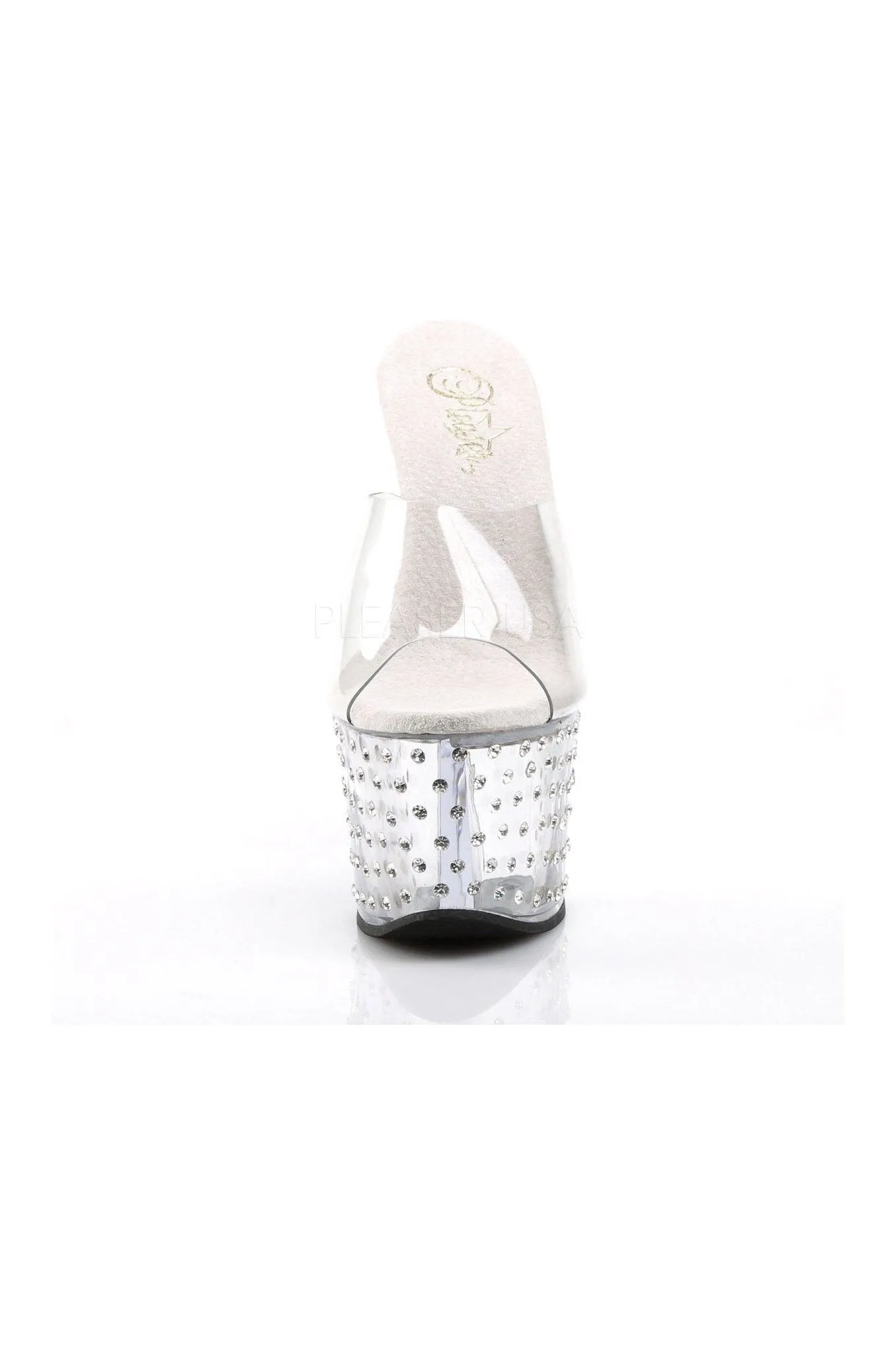 STARDUST-701 Platform Slide  | Clear Vinyl