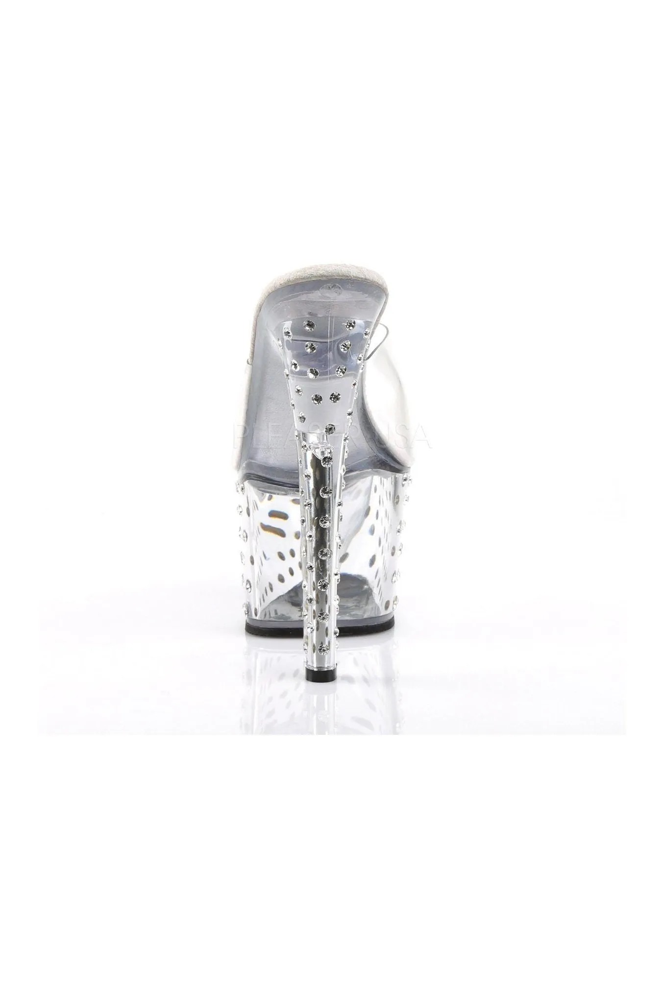 STARDUST-701 Platform Slide  | Clear Vinyl