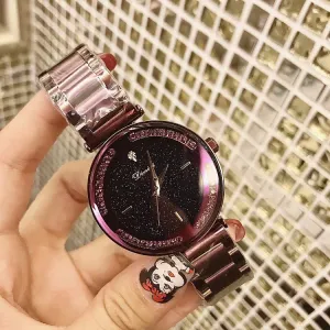Starry Dial With Rhinestone Women's Watch