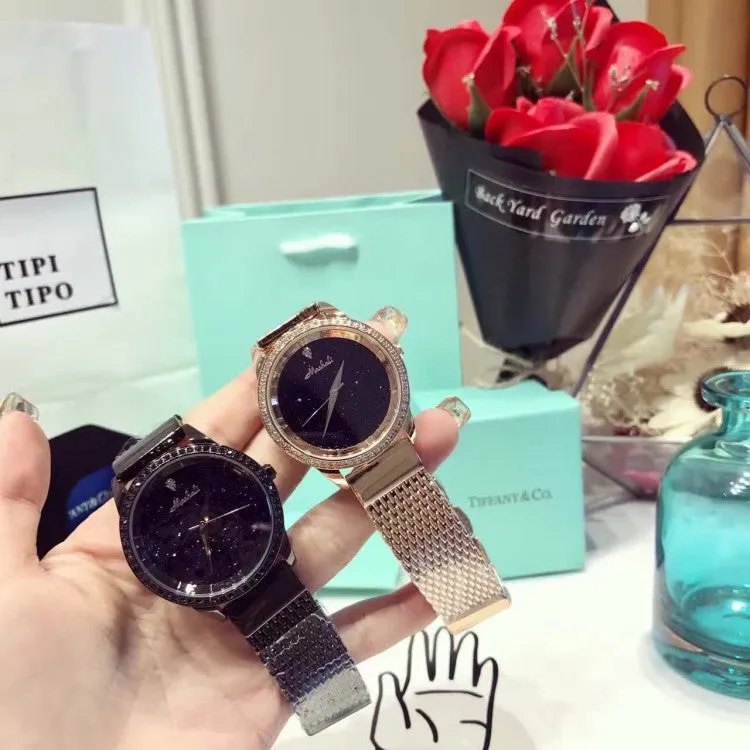 Starry Sky Stainless Steel Strap Women's Watch