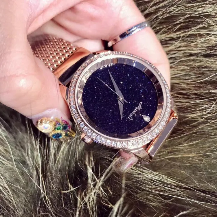Starry Sky Stainless Steel Strap Women's Watch