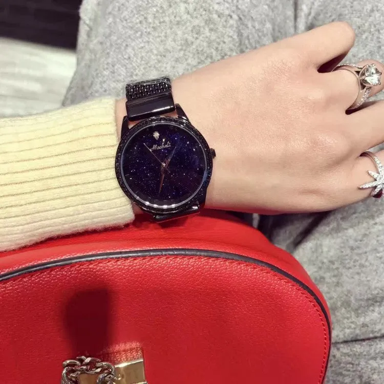 Starry Sky Stainless Steel Strap Women's Watch
