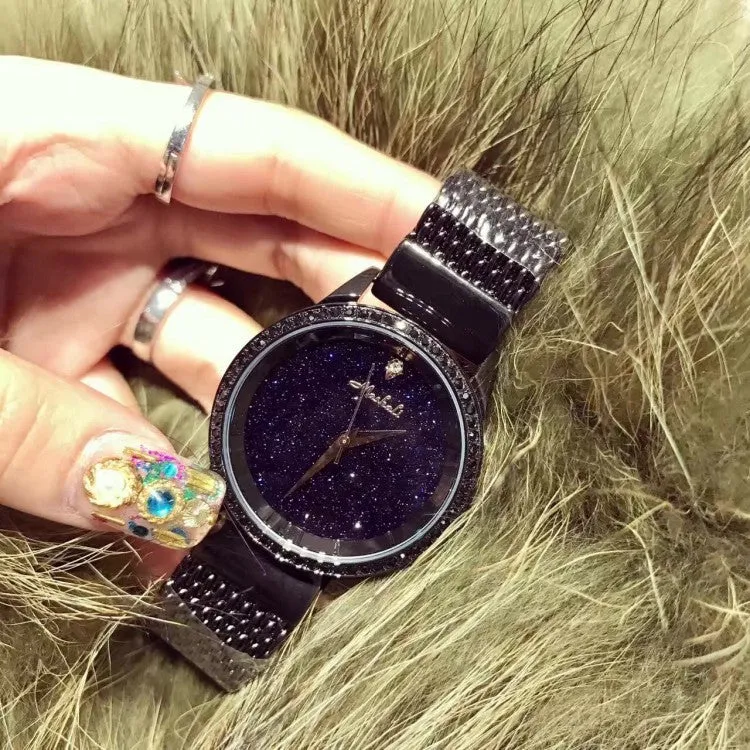 Starry Sky Stainless Steel Strap Women's Watch
