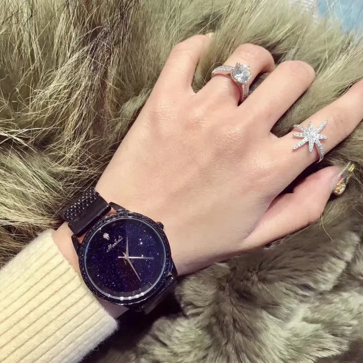 Starry Sky Stainless Steel Strap Women's Watch