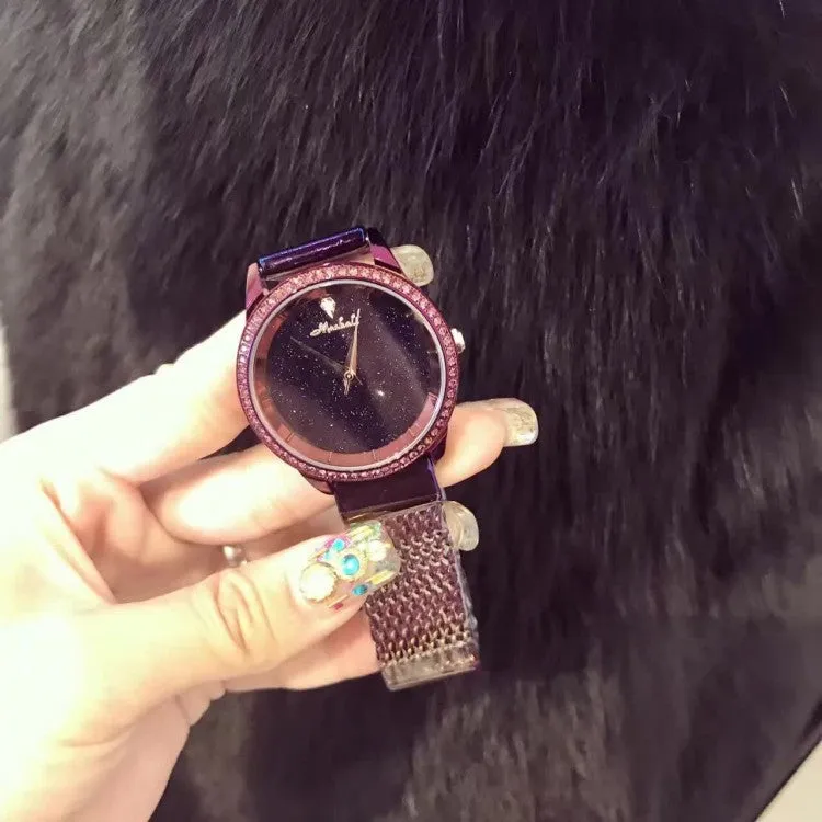 Starry Sky Stainless Steel Strap Women's Watch