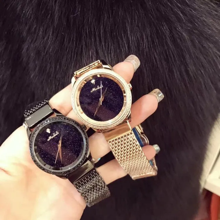 Starry Sky Stainless Steel Strap Women's Watch