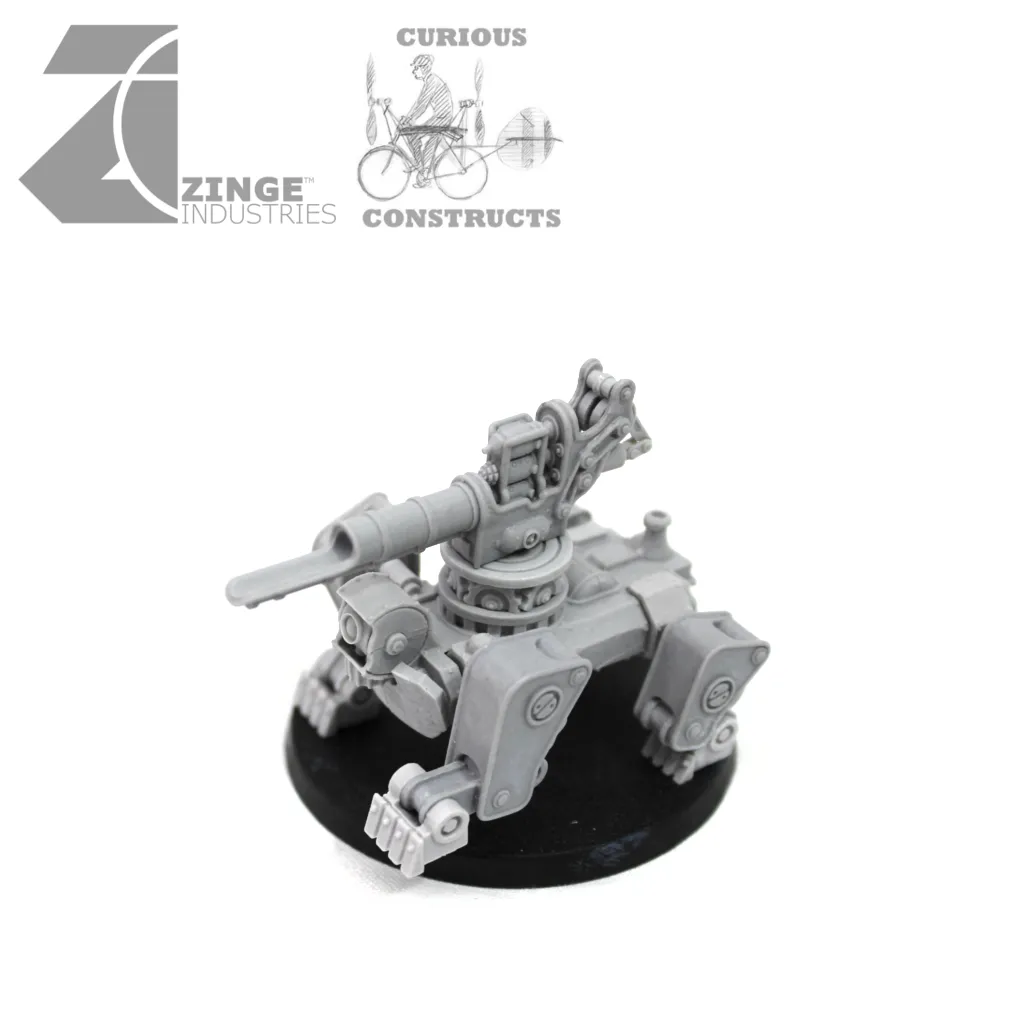 Steampunk Mobile Gun Platform and Gun X 1 - Various